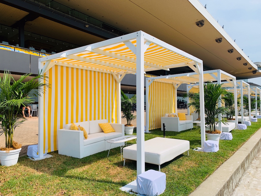 Docril Designs-Melbourne Cup activation by Outdoor Blinds